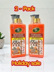 2- Pack VSC Turmeric Whitening Face & Body Lotion 500ml 💯 Original