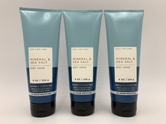 Bath & Body Mineral Sea Salt Ultimate Hydration Body Cream Full Size S/3 #609
