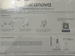 Seranova Microneedling Infusion Kit 24k Gold Device + Peptide Serum 3 Mo