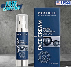 Particle Face Cream for Men 6 in 1 Anti Aging Treatment 1.7 oz New Free Shipping