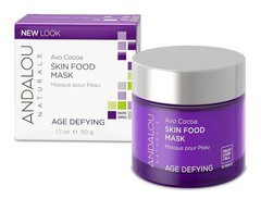 Andalou Naturals Skin Food Mask Avo Cocoa Age Defying 1.7 oz 50 g Cruelty-Free